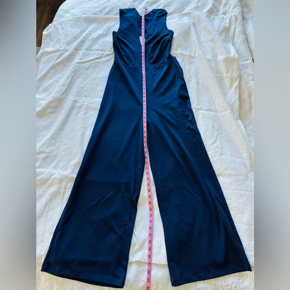 Lulus Pants - Lulu's Deep Blue Jumpsuit